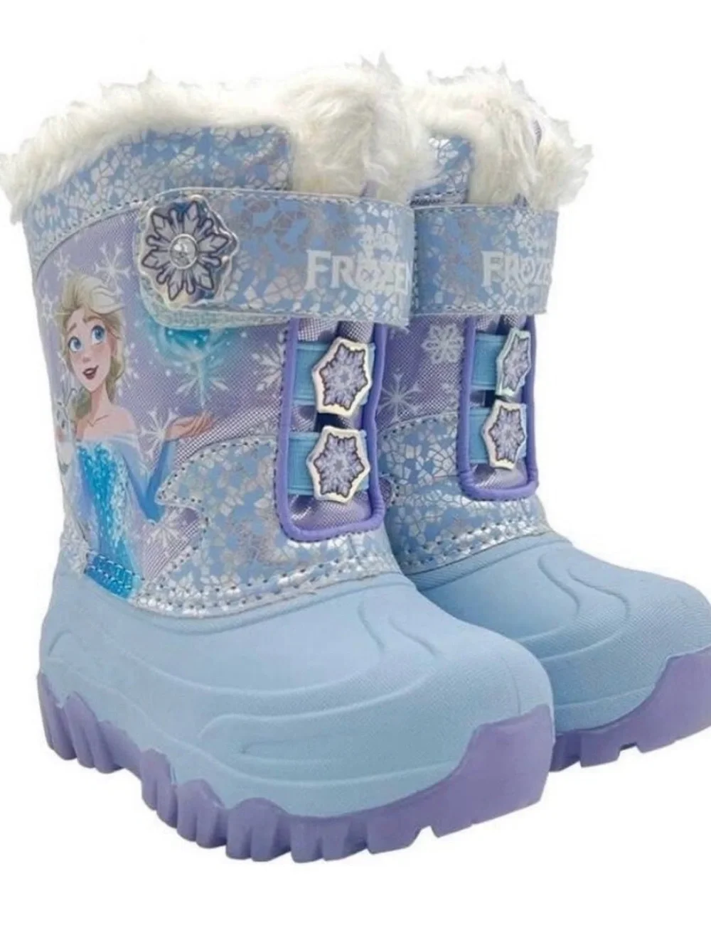 Disney Frozen Toddler Light Up Winter Snowboots